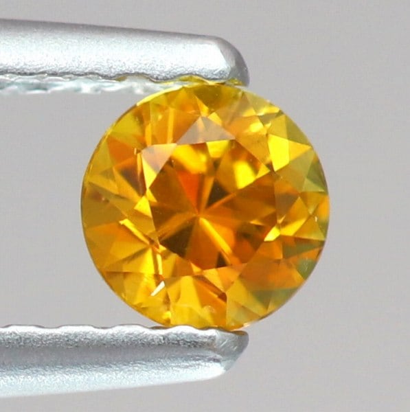 天然モンタナサファイア0.20ct【モンタナ州】★イエロー★照り良き 天然モンタナサファイア0.20ct【モンタナ州】☆イエロー☆照り