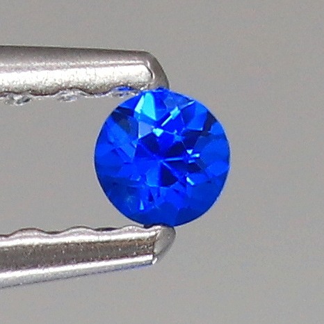 天然アウイナイト 0.04ct 【ビビットブルー】 ドイツ