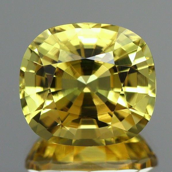 天然ヘリオドール 1.69ct 【ベリル】 日独ソ付