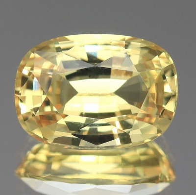 天然イエローサファイア 1.66ct 【非加熱】 日独非加熱分析付