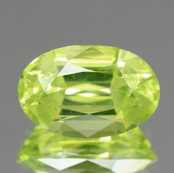 天然クリソベリル 1.60ct 【パロットイエロー】 インド