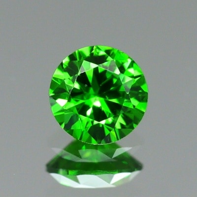 天然デマントイドガーネット 0.14ct 【ビビットグリーン】 ロシア