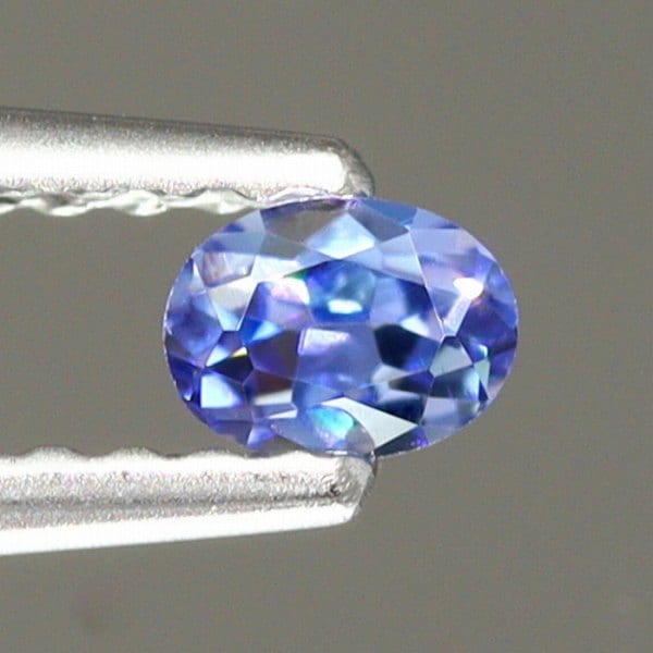 天然ベニトアイト 0.16ct 【煌くブルー】 オーバル