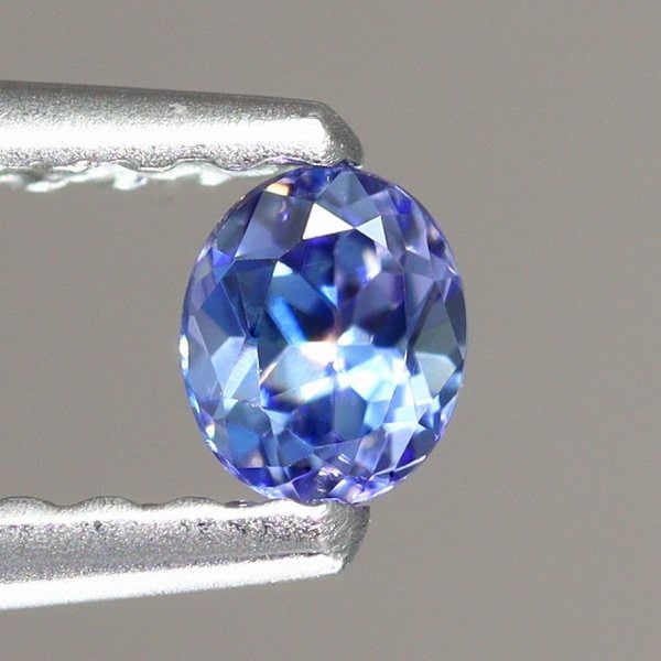 天然ベニトアイト 0.15ct 【煌くブルー】 オーバル
