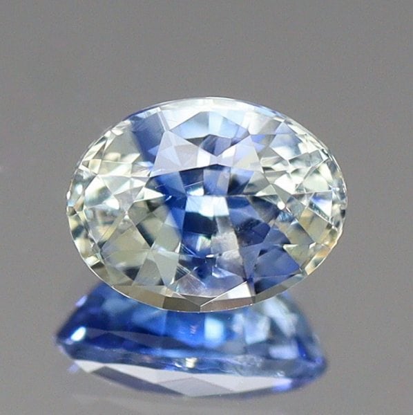 天然バイカラーサファイア 0.37ct 【クリア＆ブルー】 スリランカ