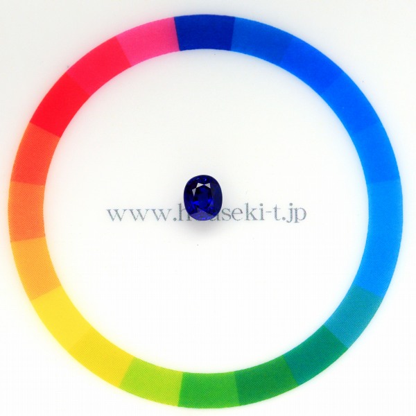 ロイヤルブルーサファイア0.75ctNaturalBlueHEATED 天然ブルーサファイア 0.75ct 【ROYAL BLUE】 美濃色 鑑別付