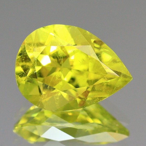 天然イエロートルマリン 1.05ct 【カナリー】◇コレマ品