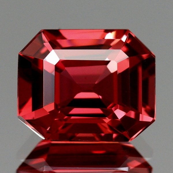 天然スピネル 1.11ct 【美レッド】 オクタゴン ミャンマー