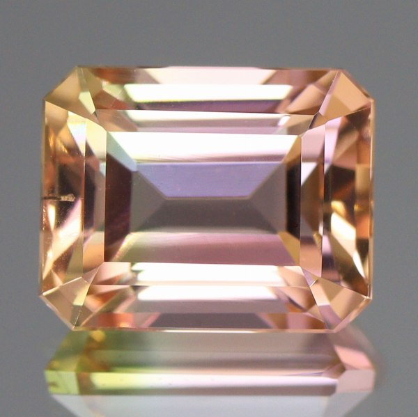 天然バイカラートルマリン 2.53ct 【ピンク&イエロー】 ナイジェリア