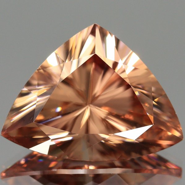 天然ジルコン 7.56ct 【オレンジブラウン】 スリランカ