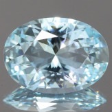 【コハル様ご成約済】ムーンレーベル♡K10♡アクアマリンダイヤ0.07ctアコヤ 天然アクアマリン 5.03ct 【オーバルダイヤカット】 ブラジル