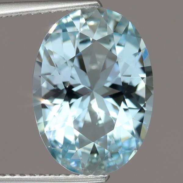 天然アクアマリン 5.03ct 【オーバルダイヤカット】 ブラジル