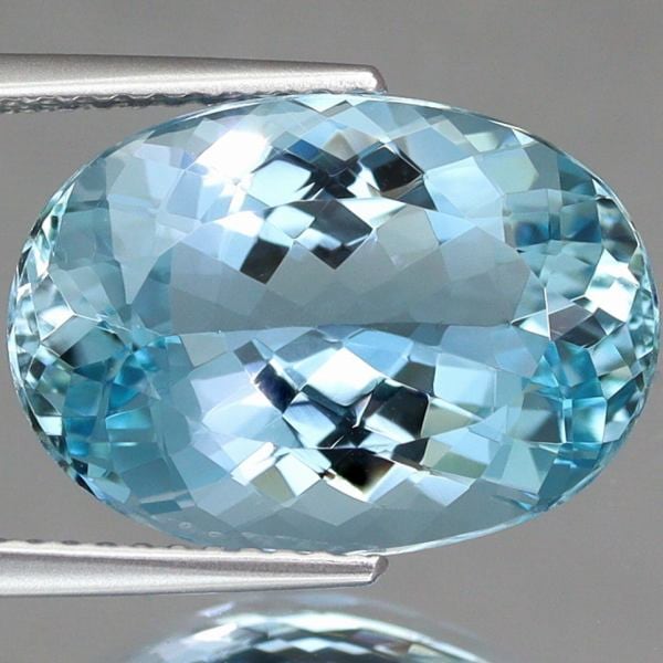 天然アクアマリン 7.08ct 【爽やかアクアブルー】 ブラジル