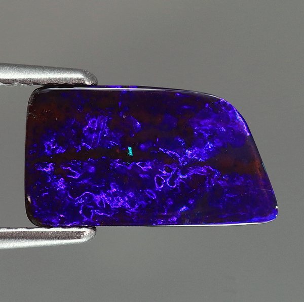 天然ボルダーオパール 2.56ct 【ブルーパープル】