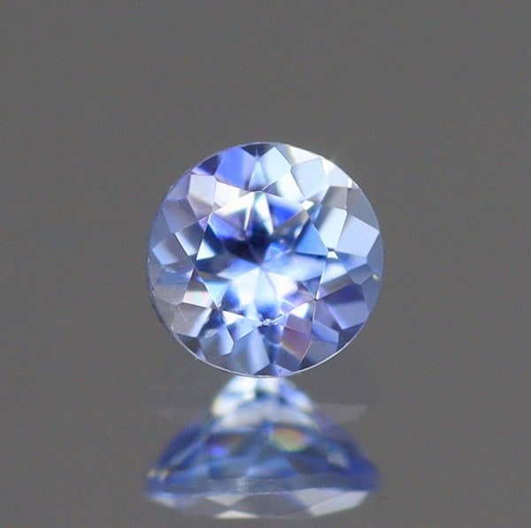 天然ベニトアイト 0.05ct 【ライトブルー】 ラウンド