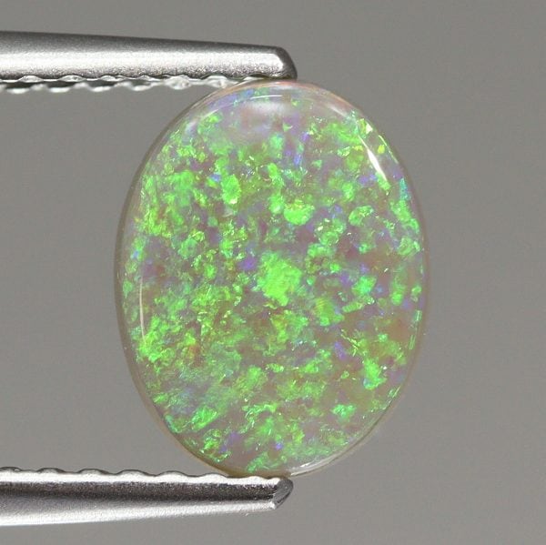 天然オパール 0.84ct 【グリーン】 ライトニングリッジ