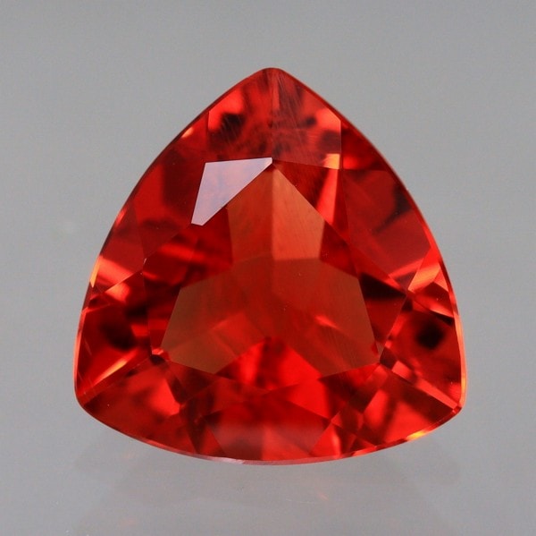 天然アンデシン 1.34ct 【オレンジニッシュレッド】 美発色