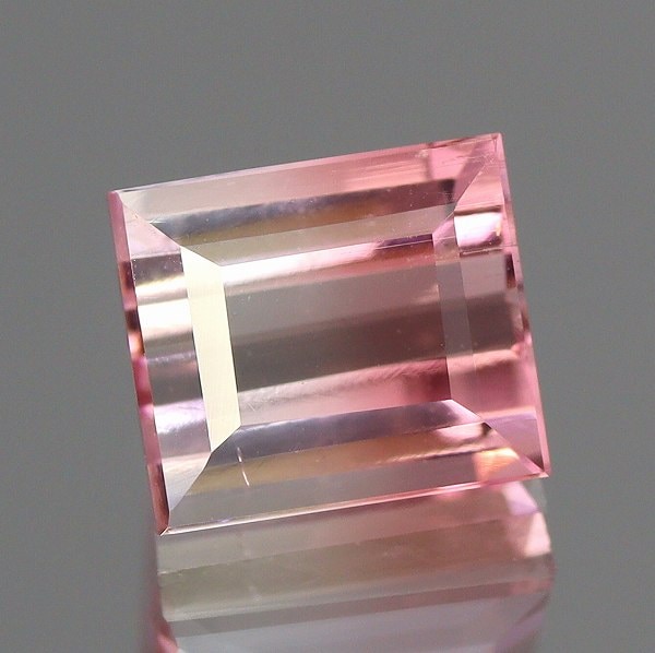 天然バイカラートルマリン 1.26ct 【ピンク＆カラーレス】