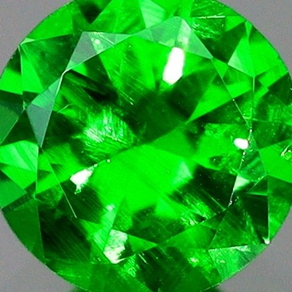 天然デマントイドガーネット 0.22ct 【VIVID GREEN】 ロシア