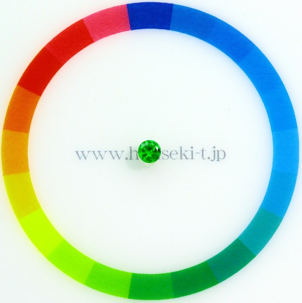 天然デマントイドガーネット 0.22ct 【VIVID GREEN】 ロシア
