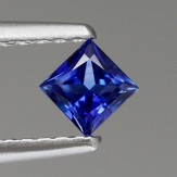 天然ブルーサファイア 0.27ct 【プリンセスカット】 スリランカ