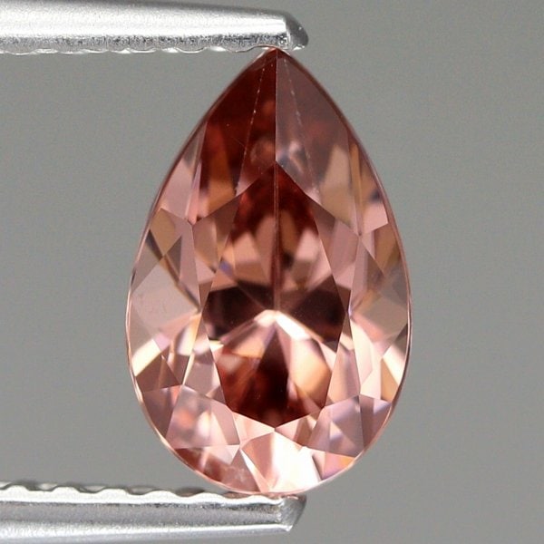 天然石ピンクジルコン 天然ジルコン 1.38ct 【ブラウニッシュピンク】 タンザニア