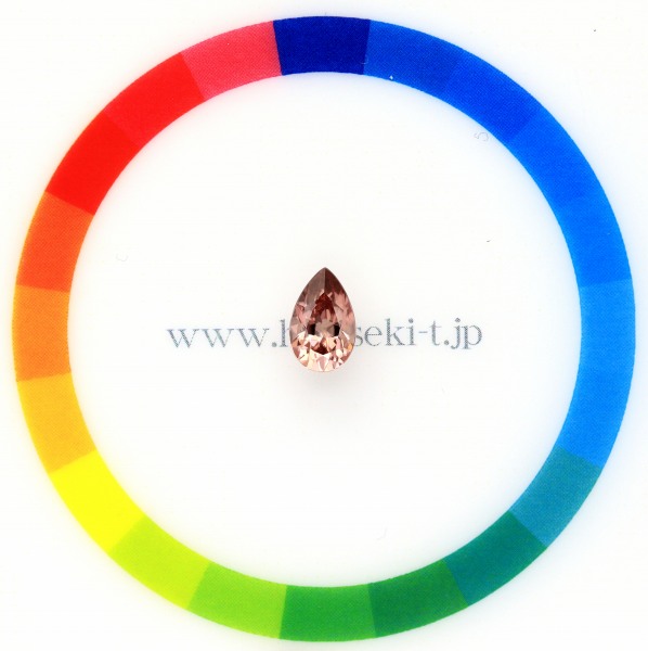 天然ジルコン 1.38ct 【ブラウニッシュピンク】 タンザニア