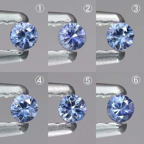 天然ベニトアイト 2.0mm 【ライトブルー】 ラウンド