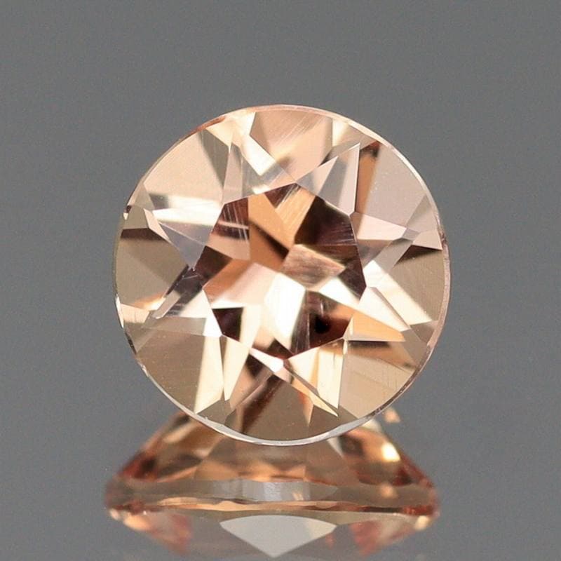 天然インペリアルトパーズ 0.70ct 【ブラジル】 ラウンド