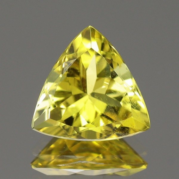 天然トルマリン 1.04ct 【イエロー】 トリリアントカット