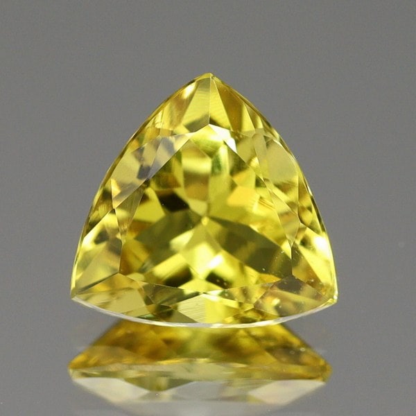 天然トルマリン 0.93ct 【イエロー】 トリリアントカット