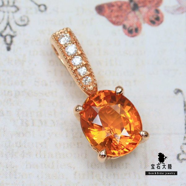 【160-200】ミル・ダイヤ5Pペンダントオーダー