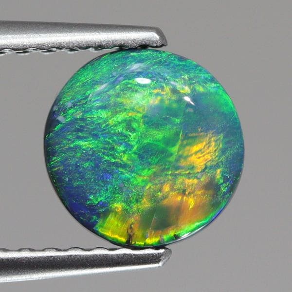 天然ブラックオパール 1.03ct 【グリーン美遊色】