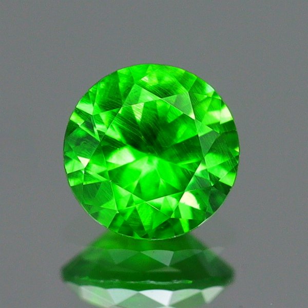 天然デマントイドガーネット 0.21ct 【ビビットグリーン】 ロシア