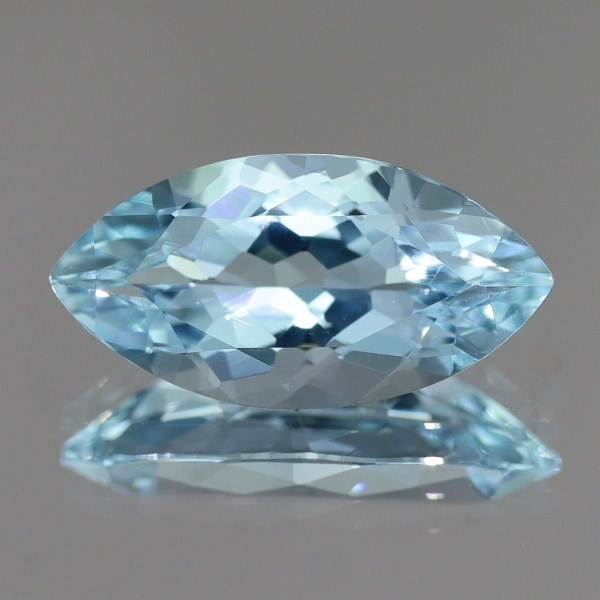 天然アクアマリン 1.46ct 【アクアブルー】 マーキス