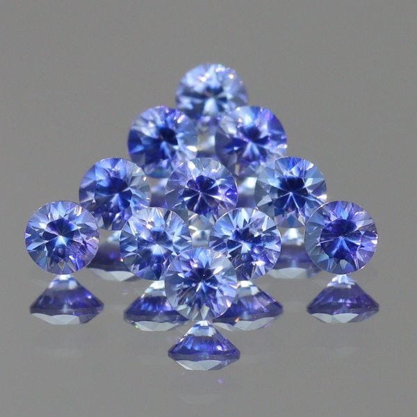 1.7mm◇天然ベニトアイト 【美色ブルー】 ラウンド