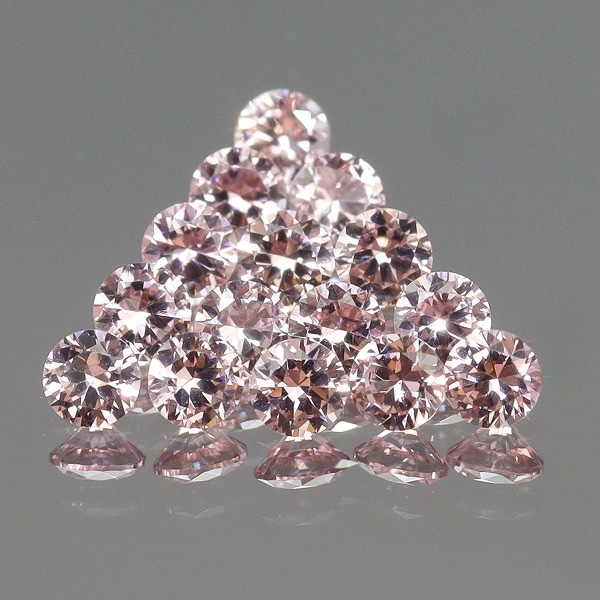 2.0mm◇天然マラヤガーネット 【カラーシフト】 3石セット