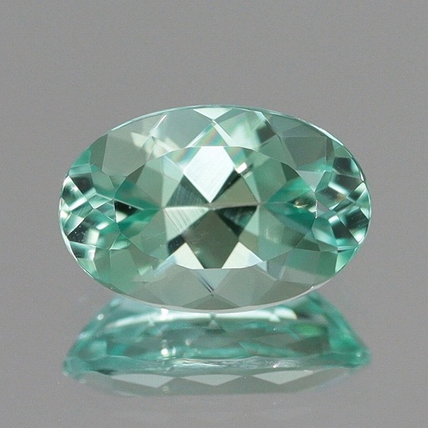 ブラジル産グリーンユークレース原石 ユークレース 原石 ブラジル産 3.13ct[231023588]10.3x7.6mm前後