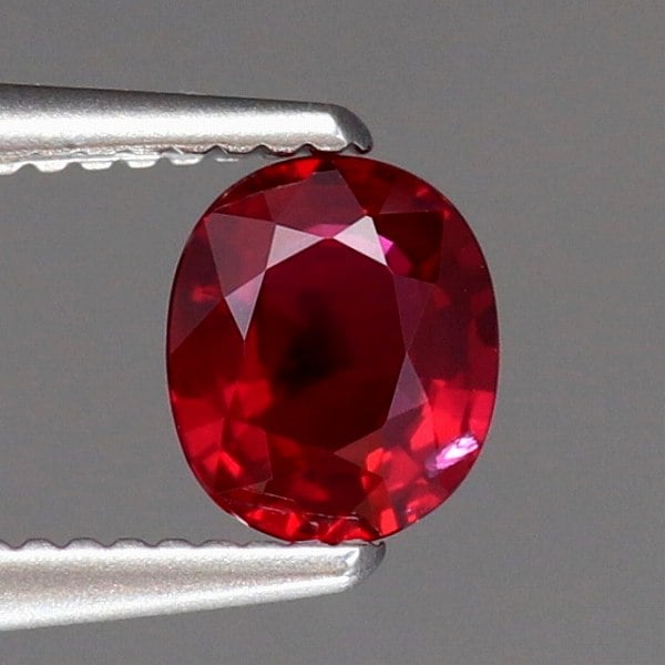 天然ルビー 0.48ct 【非加熱/ピジョンブラッド】 GIA鑑別付 ◇コレマ品