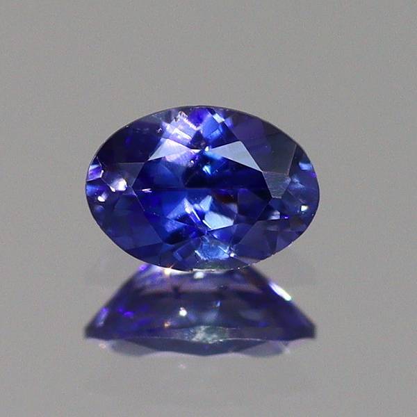 天然ベニトアイト 0.11ct 【輝くブルー】 オーバル