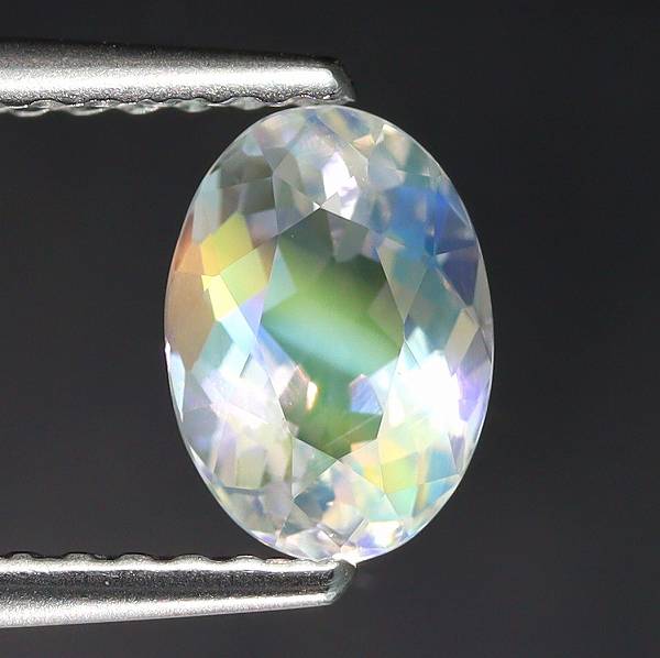 天然アンデシンラブラドライト 0.73ct 【レインボー】 オーバル