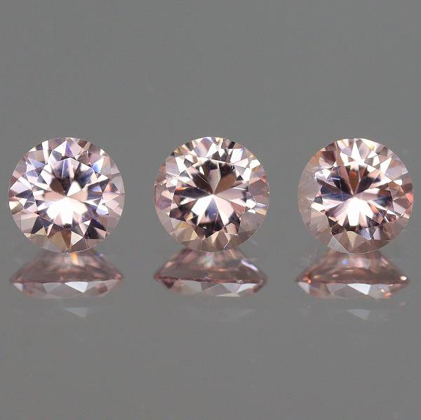 3.8mm◇天然マラヤガーネット 【カラーシフト】 シャンパン