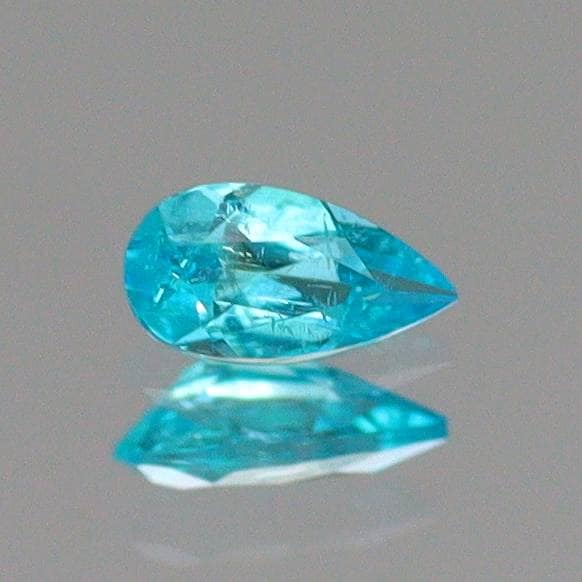 天然パライバトルマリン 0.05ct 【ブラジル】 ペアシェイプ