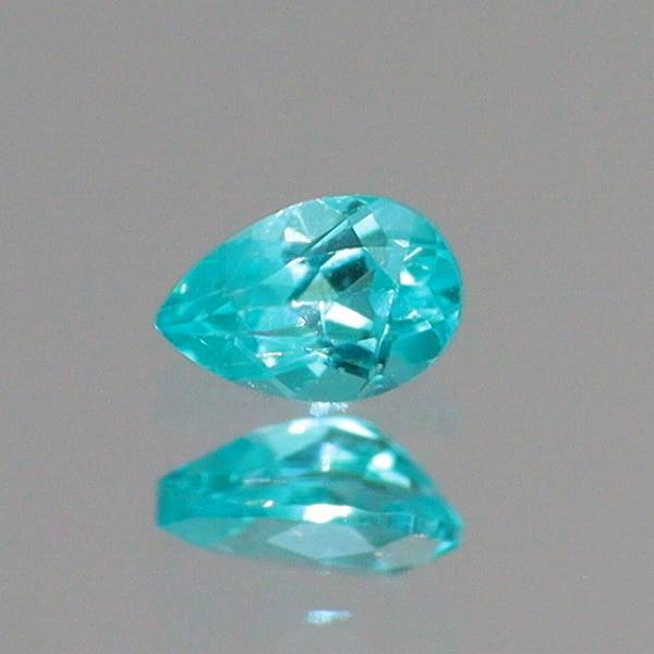 天然パライバトルマリン 0.03ct 【ブラジル】 ペアシェイプ 