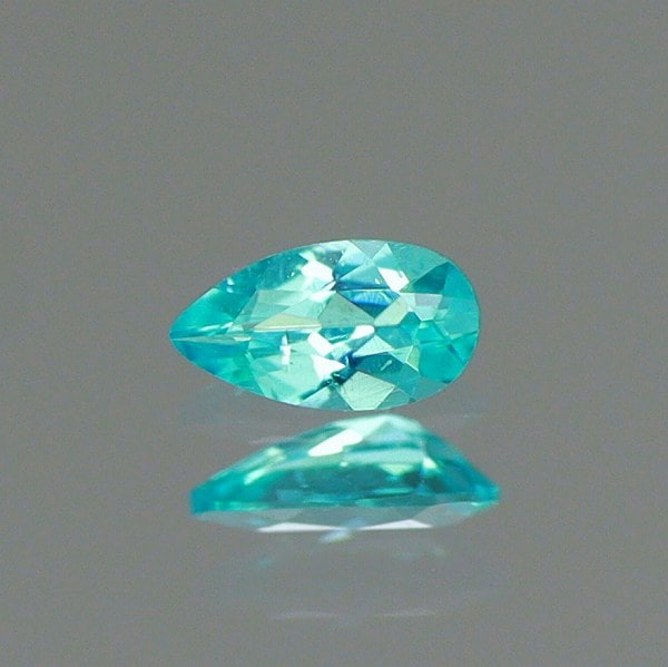 天然パライバトルマリン 0.02ct 【ブラジル】 ペアシェイプ