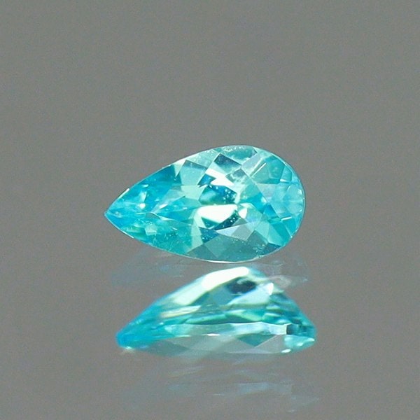 天然パライバトルマリン 0.03ct 【ブラジル】 ペアシェイプ