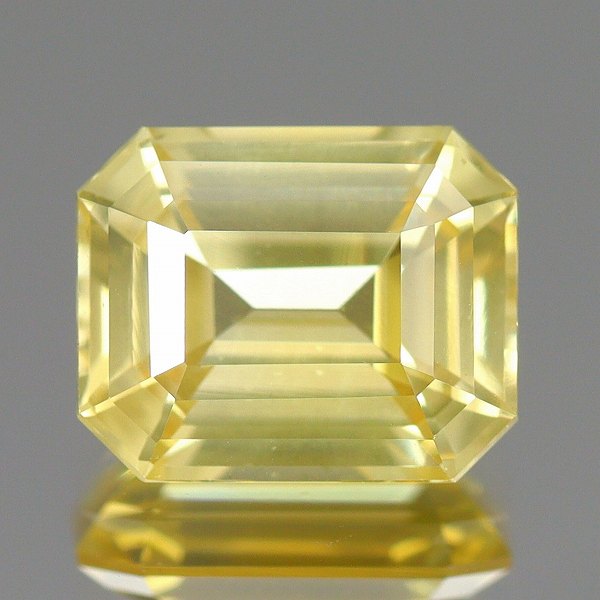 天然イエローサファイア 1.13ct 【マダガスカル】 ミルキー