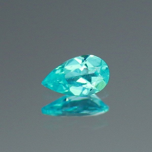 天然パライバトルマリン 0.02ct 【ブラジル】 ペアシェイプ