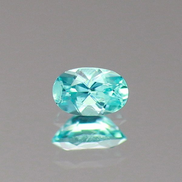 天然パライバトルマリン 0.02ct 【ブラジル】 オーバル