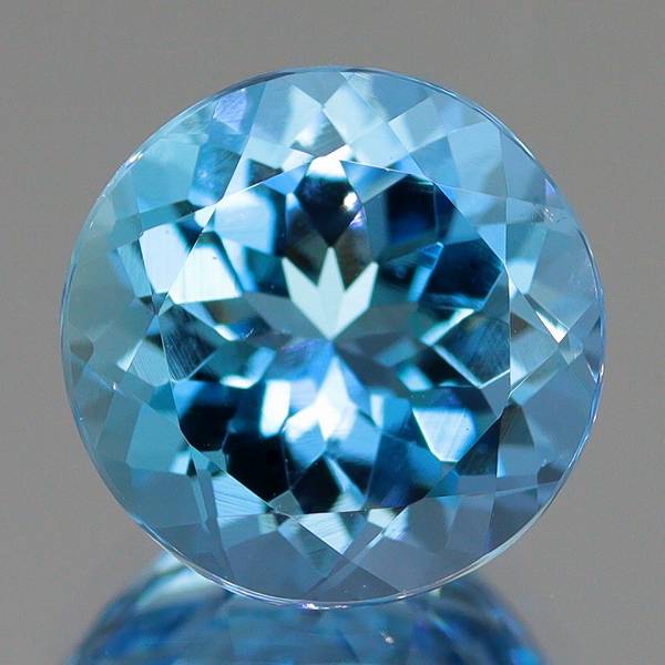 天然アクアマリン 1.76ct 【サンタマリアカラー】 8mmラウンド